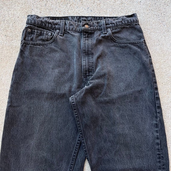 90’s Levi’s 550 Black Denim - image 6