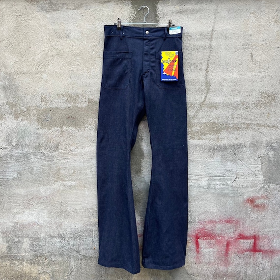 80s USN Denim Dungaree Flare Seafarer Pants (NOS) - Etsy 80s USN Denim Dungaree Flare Seafarer Pants (NOS) - Etsy