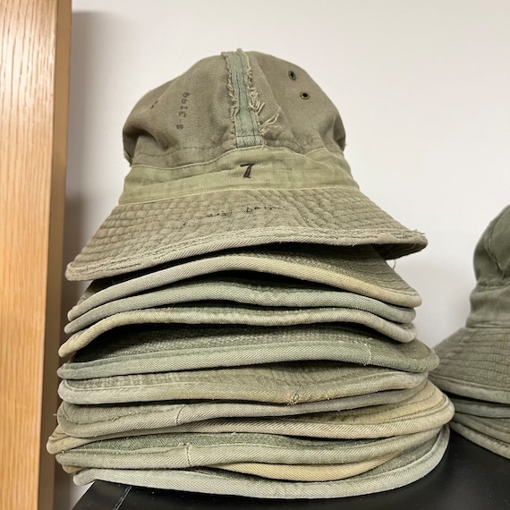 40’s WWII Military HBT Daisy Mae Bucket Hat - image 3