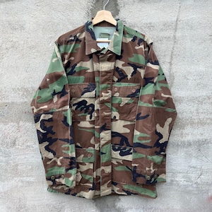 80&#39;s US Military Woodland Ripstop Field Light Jacket