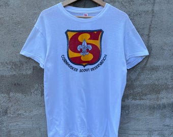 50's Vintage Cornhusker Boy Scout Reservation Hanes T-Shirt