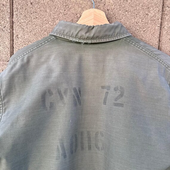 85' USN Stenciled A2 Deck Jacket - image 4