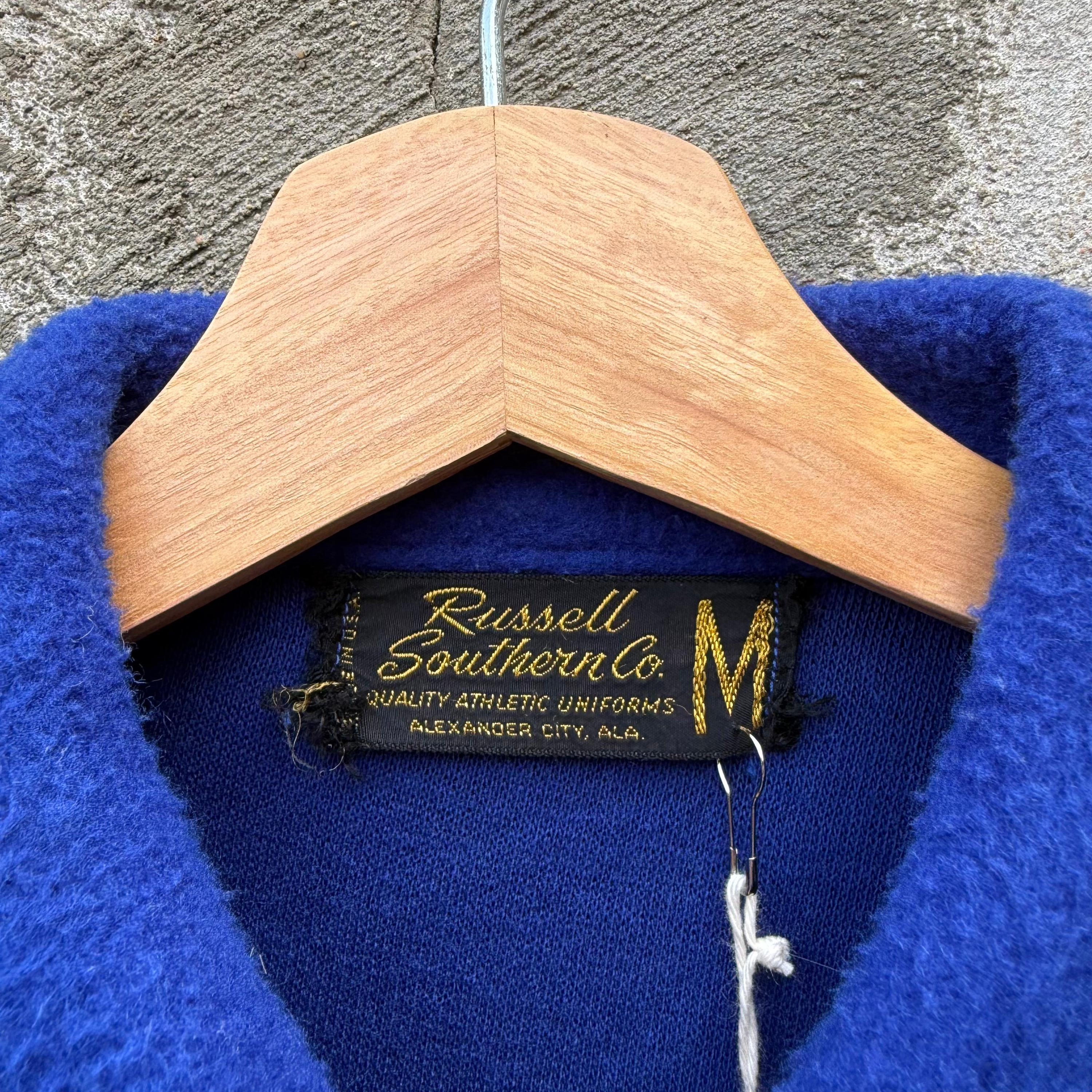 Buy 50's Vintage Russell Southern Half Zip up Short Sleeve Sweater