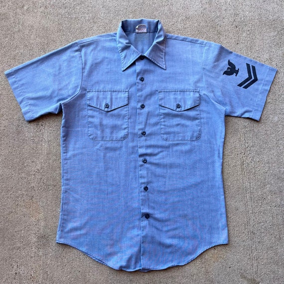 70’s Military Short Sleeve Shirt