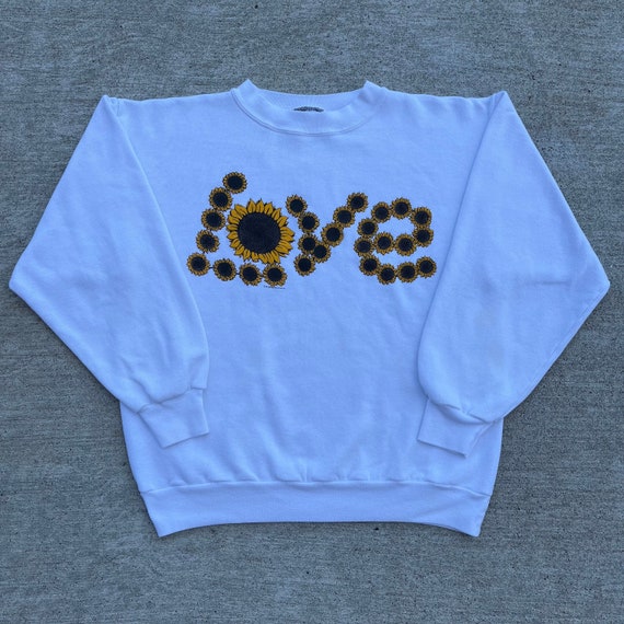 90’s Love Sunflower Crewneck