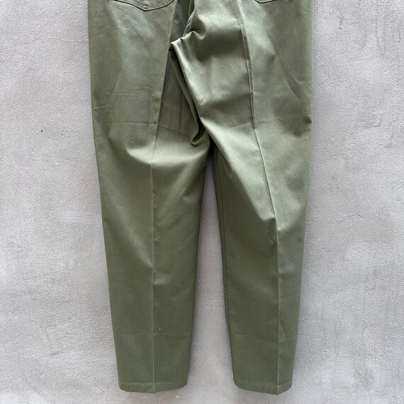80s US Military Green Utility Chino Pants - image 6