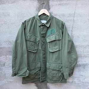 60&#39;s US Militär Rip Stop Jungle Jacke mit schrägen Taschen