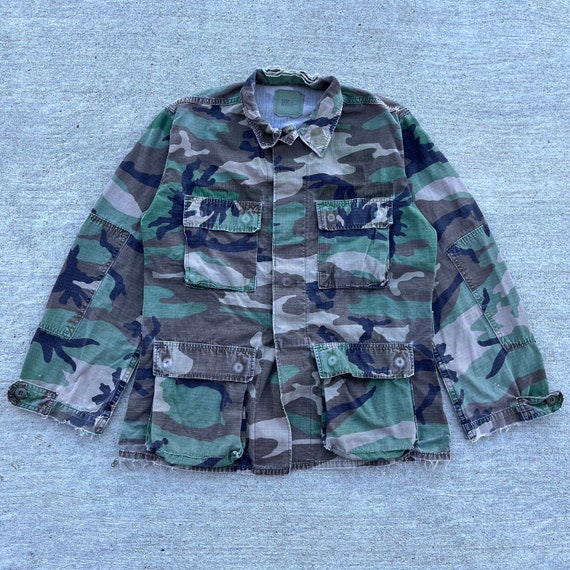 88’ Military Woodland Camo Coat