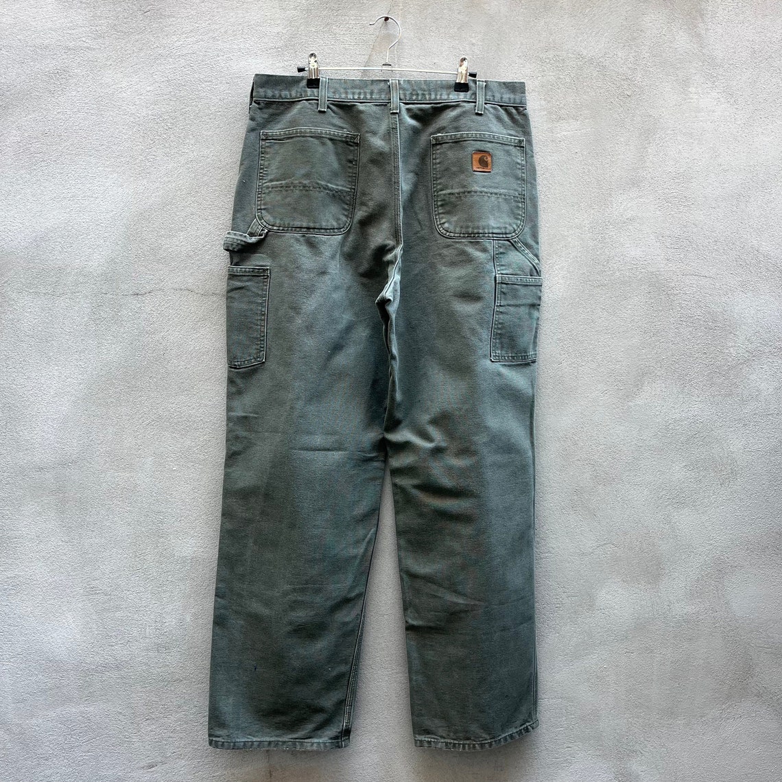 Carhartt Olive Green Workpants Etsy