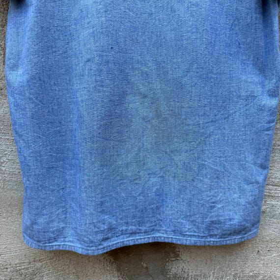 60's USN Chambray Short Sleeve Selvedge Button Do… - image 5