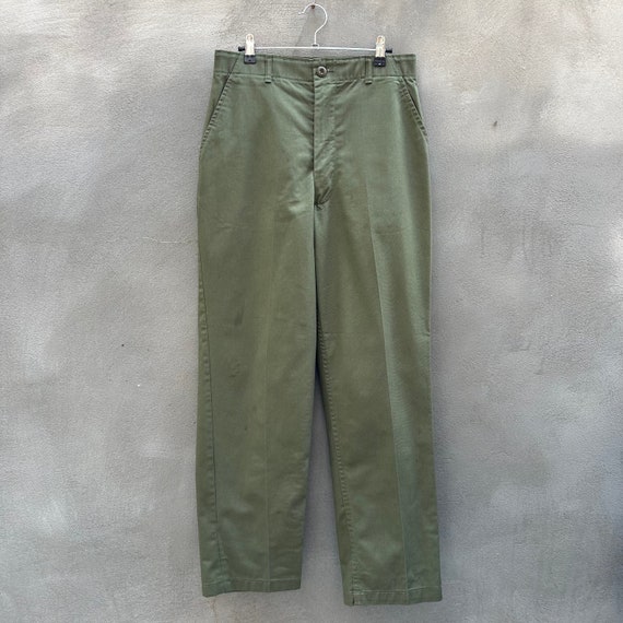 90s US Military Green Utility Chino Pants
