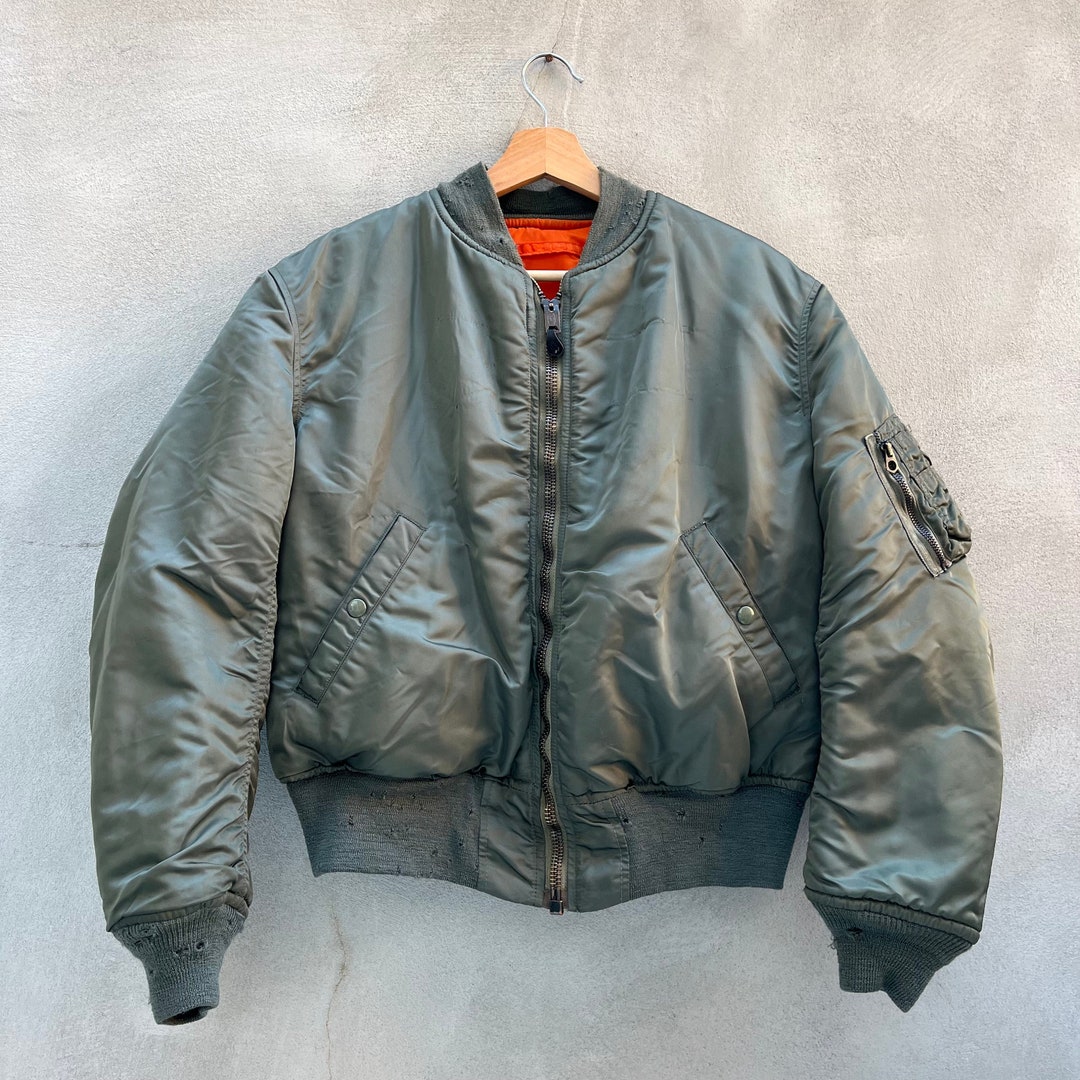 60s Military MA1 USAF Bomber Jacket Etsy