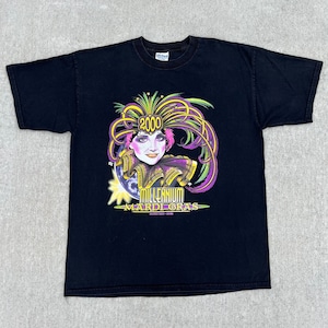 Y2K Mardi Gras Art T-Shirt