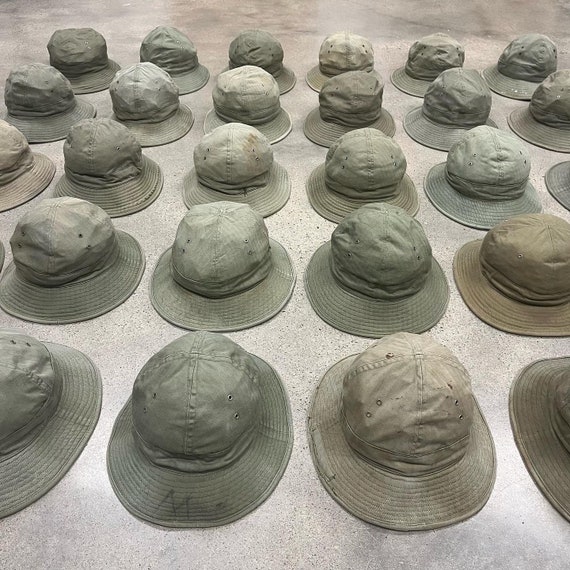 40's WWII Military HBT Daisy Mae Bucket Hat - Etsy