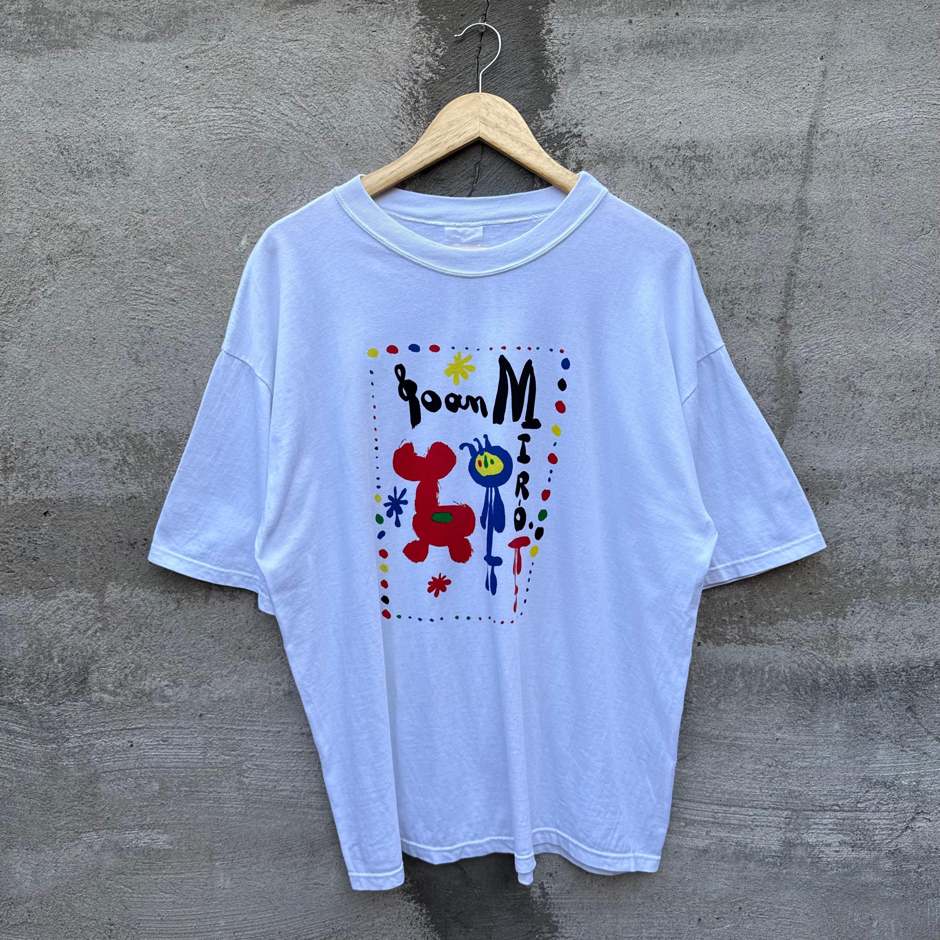 94年ヴィンテージ ジョアン・ミロ アートワーク Tシャツ - Etsy 日本