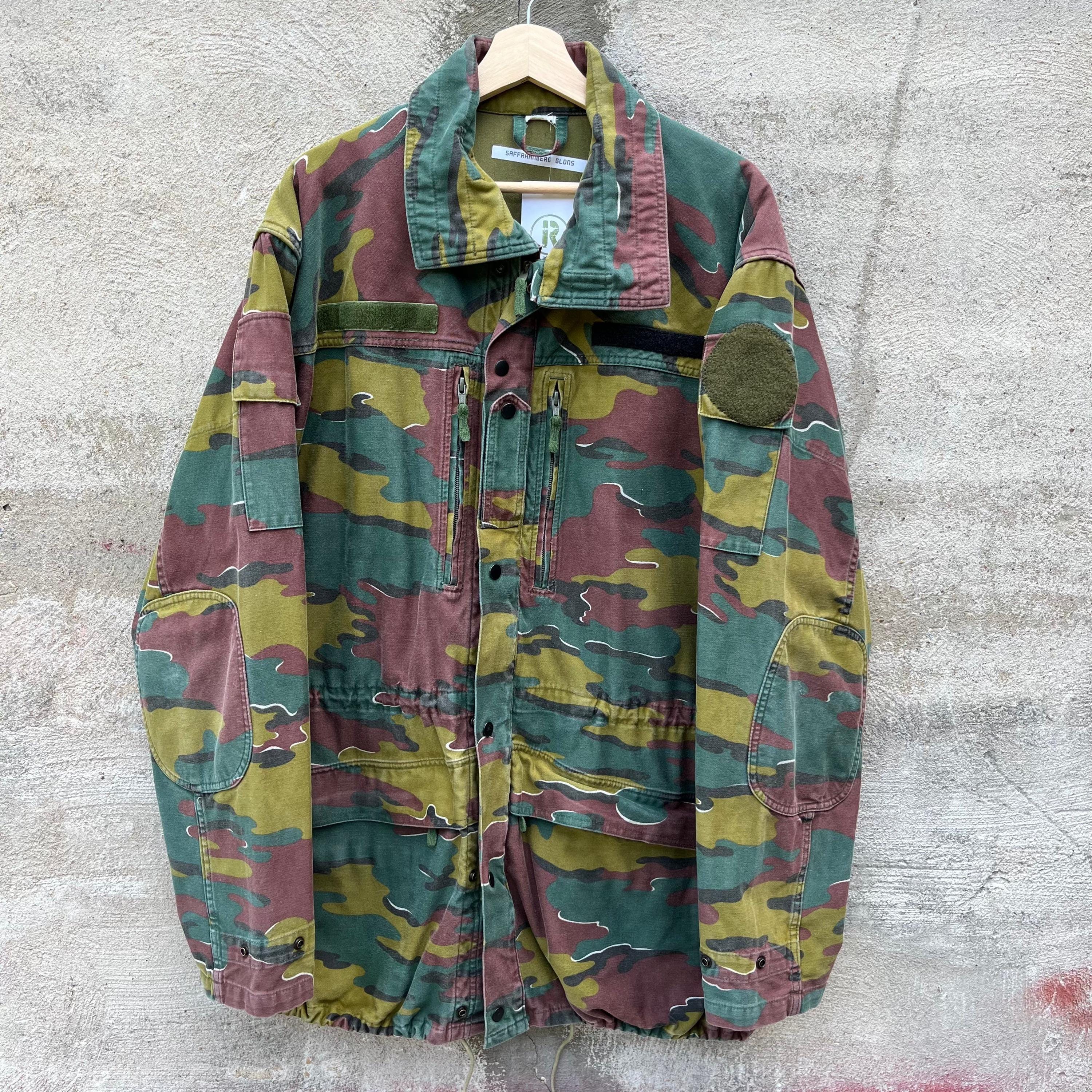 80's Belgian Military Jigsaw Camo Paratrooper Field Jacket - Etsy
