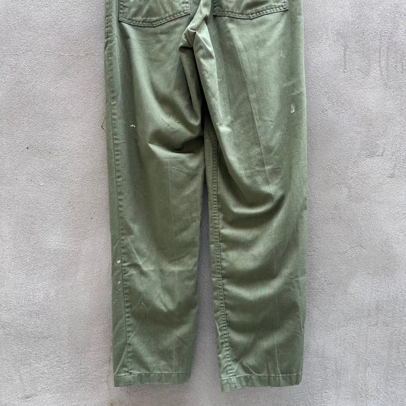 80s Military OG-507 Fatigue Utility Baker Pants - image 7