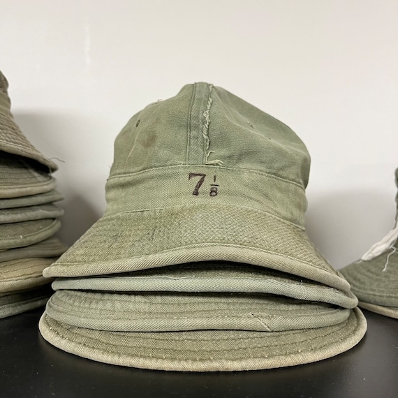 40’s WWII Military HBT Daisy Mae Bucket Hat - image 9