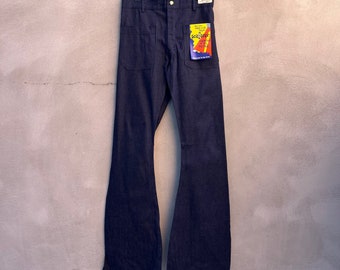 Jaren '80 USN Seafarer Bell Bottom Flare Dungaree Broek (NOS)