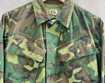 60's Military ERDL Slant Pocket Jungle Jacket - Etsy