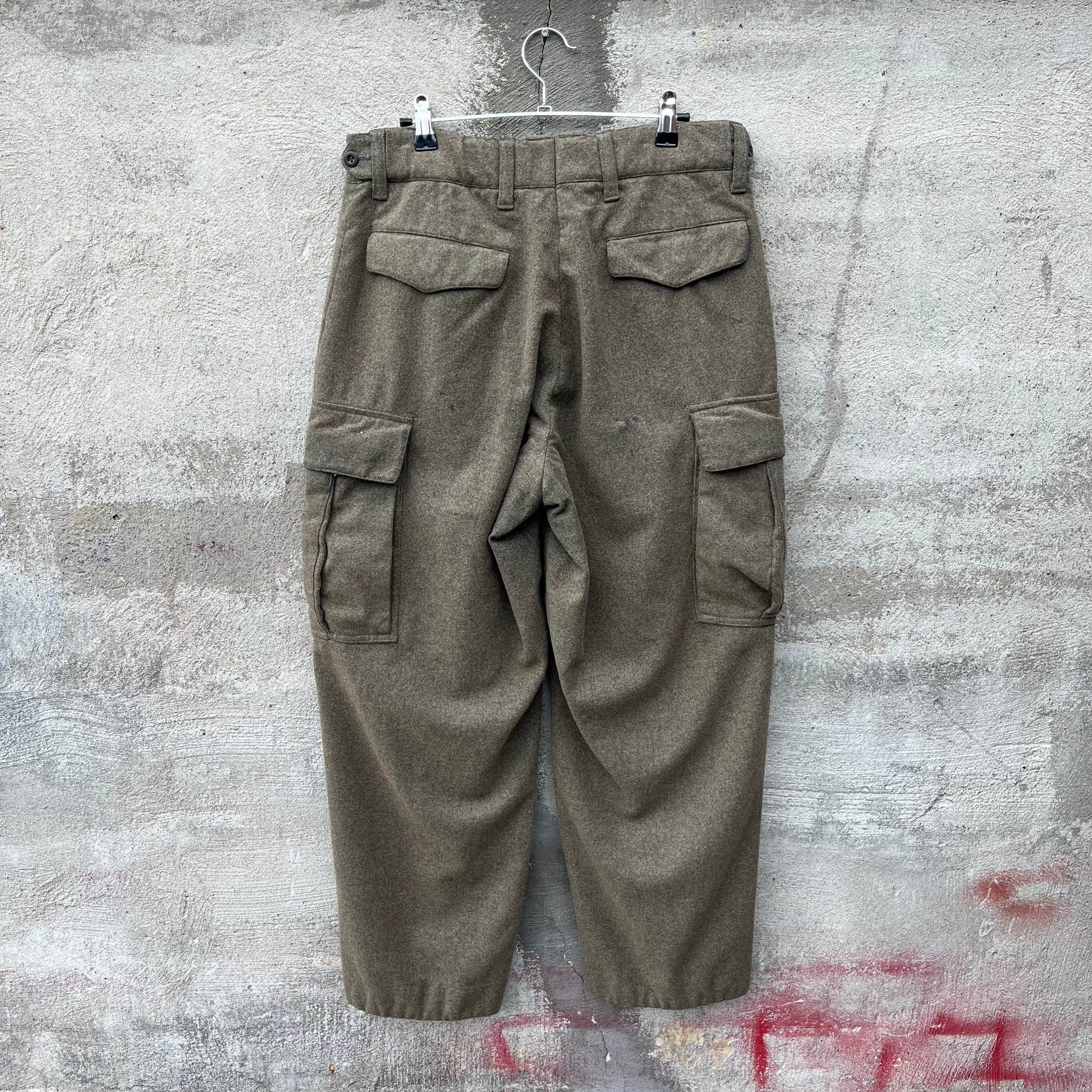 パンツ 90's GermanMilitary FlecCamo Cargo Pants Vintage 90s Camo Cargo Pants Retro Flecktarn German