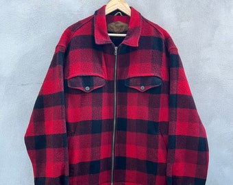 OLD STUSSY Wool Check Jacket Blackステューシー Stussy | Jackets