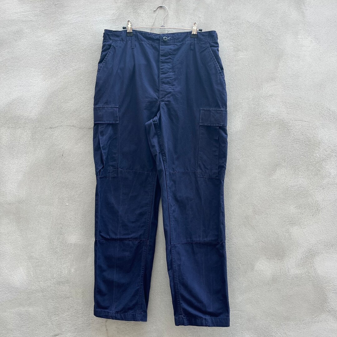 00s Navy Military Style Cargo Pants Etsy