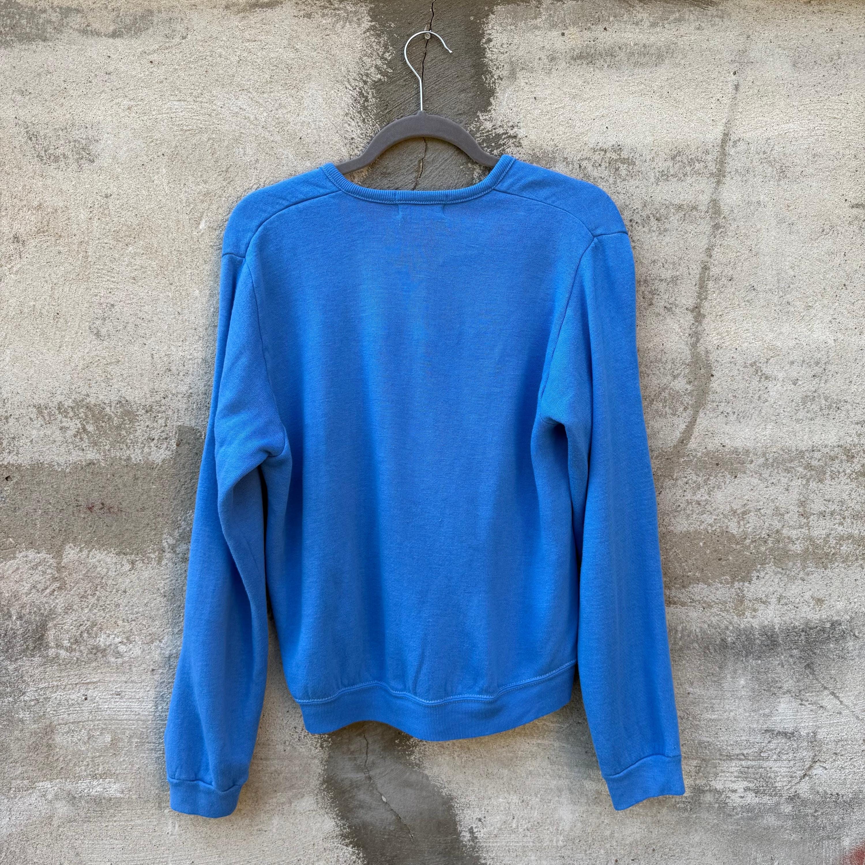 60's Vintage V Neck Flock Louisiana Tech Sweatshirt - Etsy