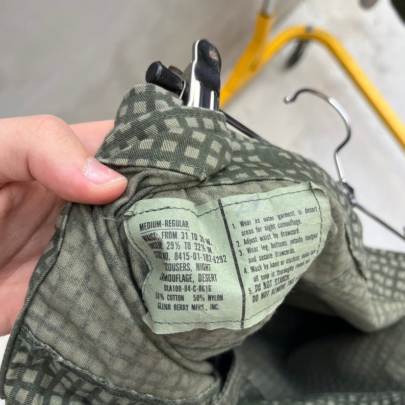 80s Military Desert Night Camo Pants Etsy