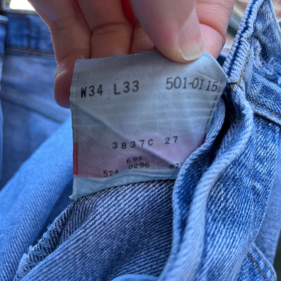 90s Levi's 501 Denim Jeans - image 4