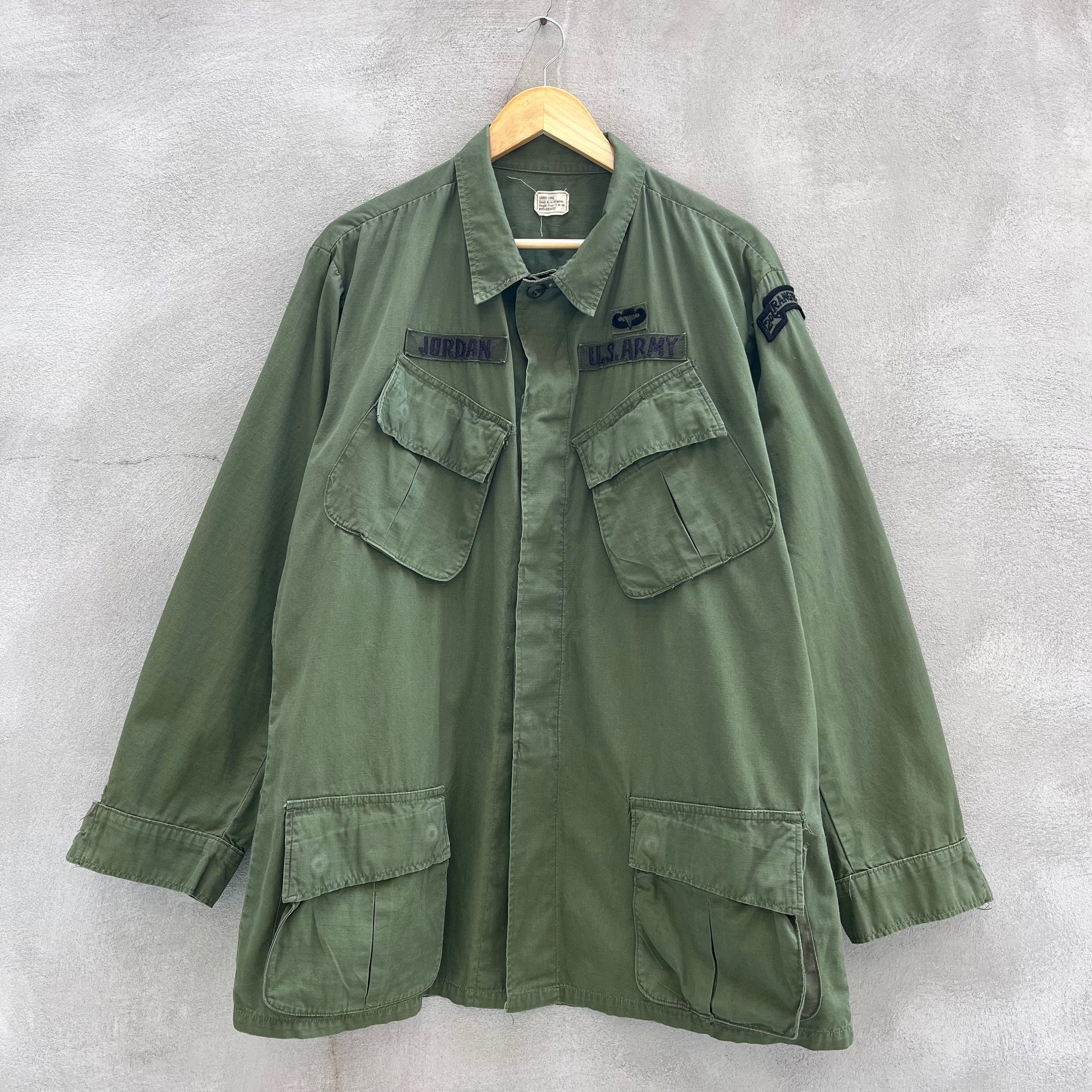 60's Military US ARMY Slant Pocket Jungle Jacket - Etsy