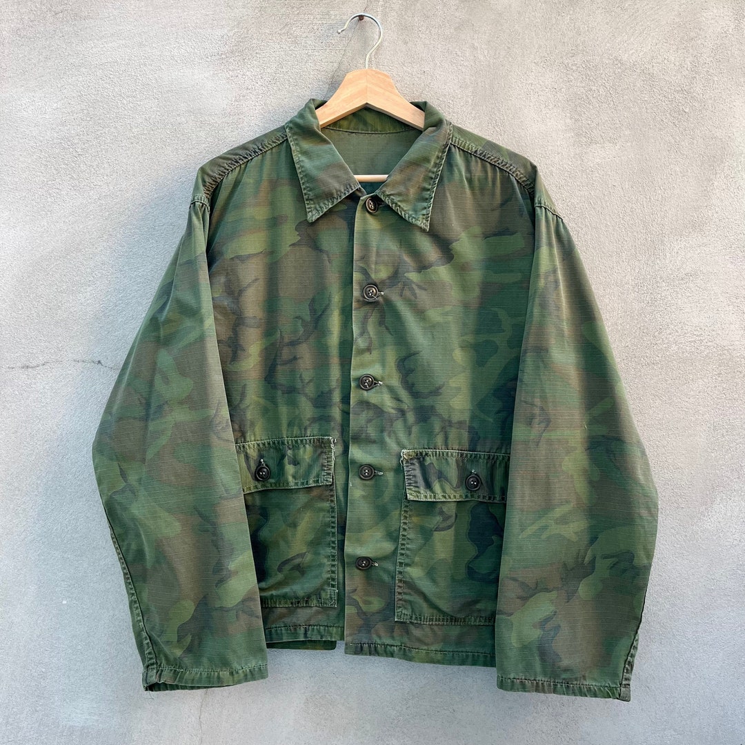 60s Camo ERDL Military Style Jacket - Etsy