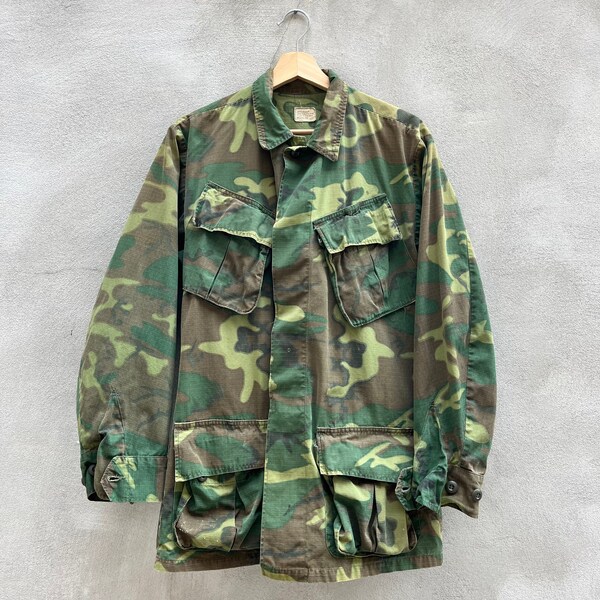 68’ Military ERDL Slant Pocket Jungle Jacket