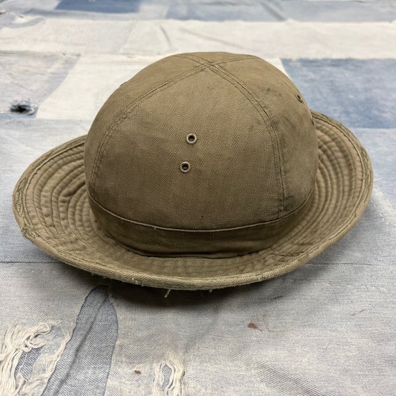 40’s WWII Military HBT Daisy Mae Bucket Hat - image 6
