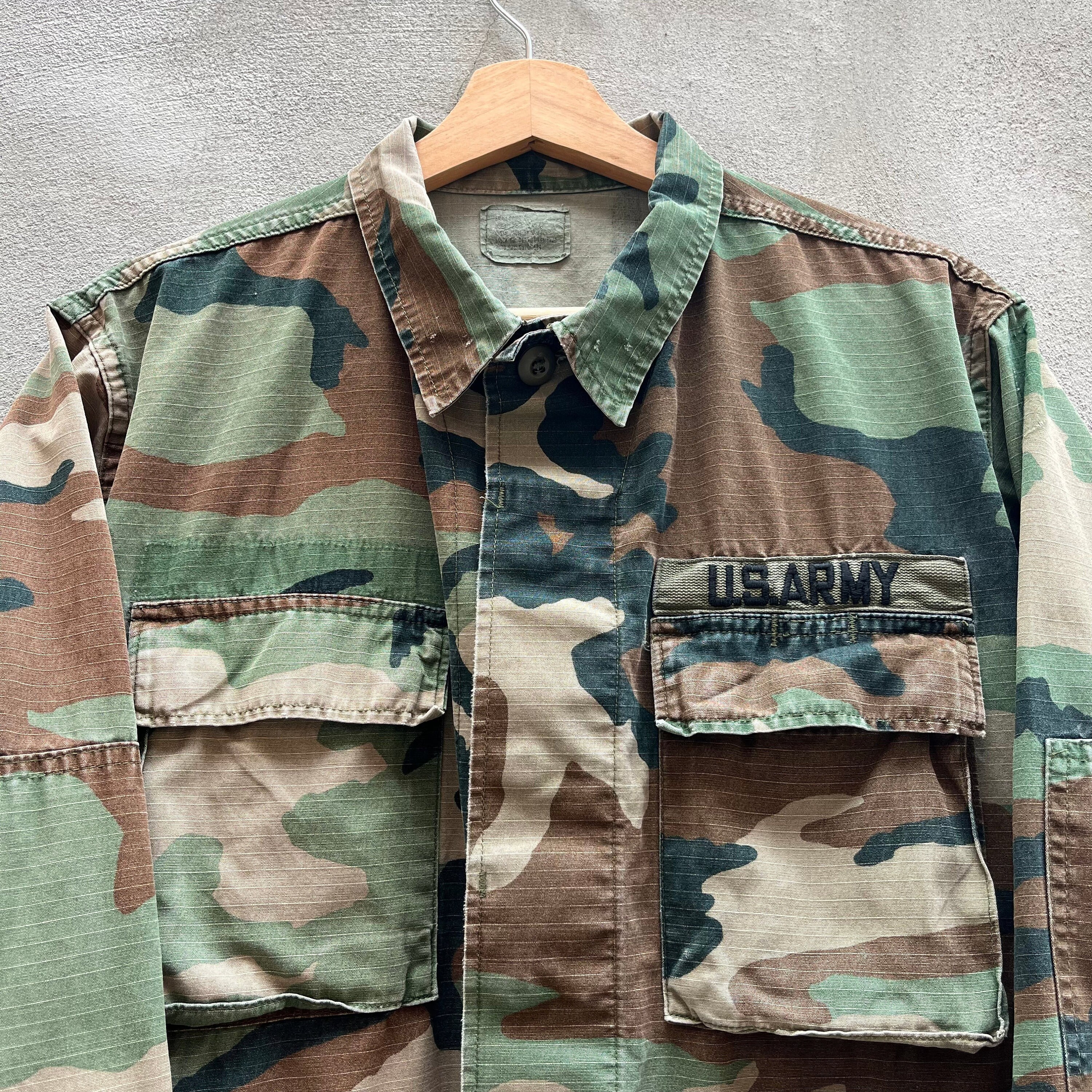 ジャケット・アウター 50DUPPIES CAMOUFLAGE COTTON PAD JACKET QOAAIE Men's Printed Padded Down Jacket Stand Collar Thicken