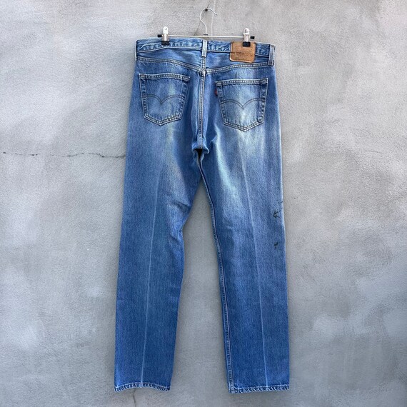 90s Levi's 501 Denim Jeans - image 2