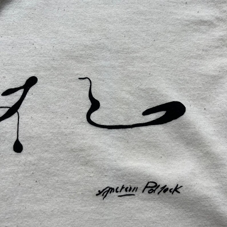 96 Jackson Pollock Art Tshirt Etsy