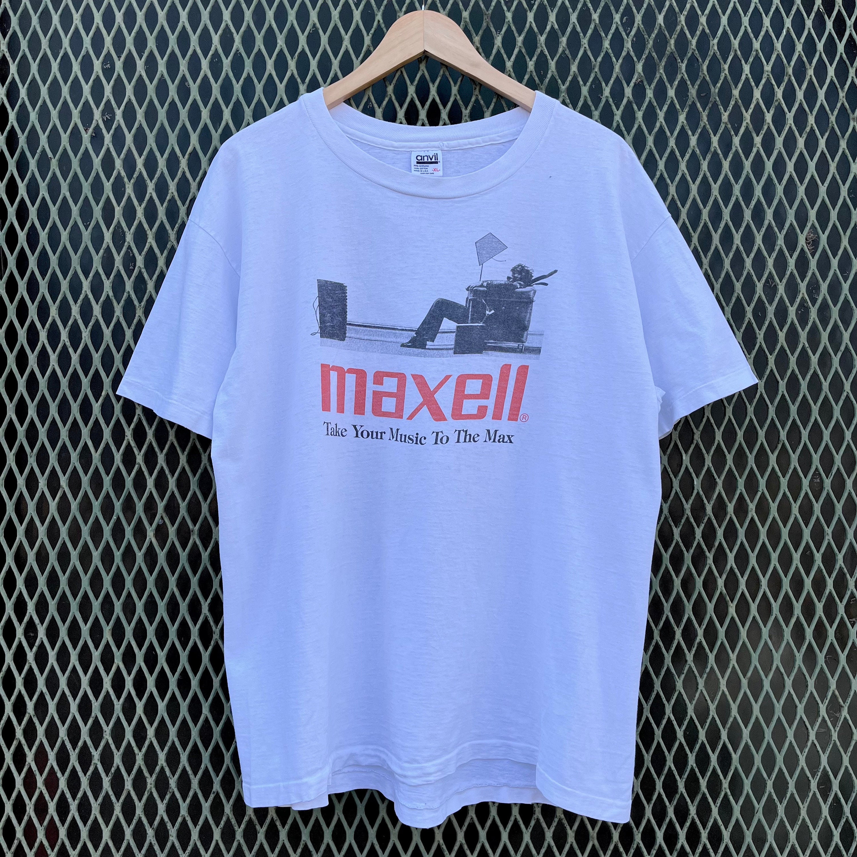 VINTAGE MAXELL TEE SIZE XL | www.angeloawards.com