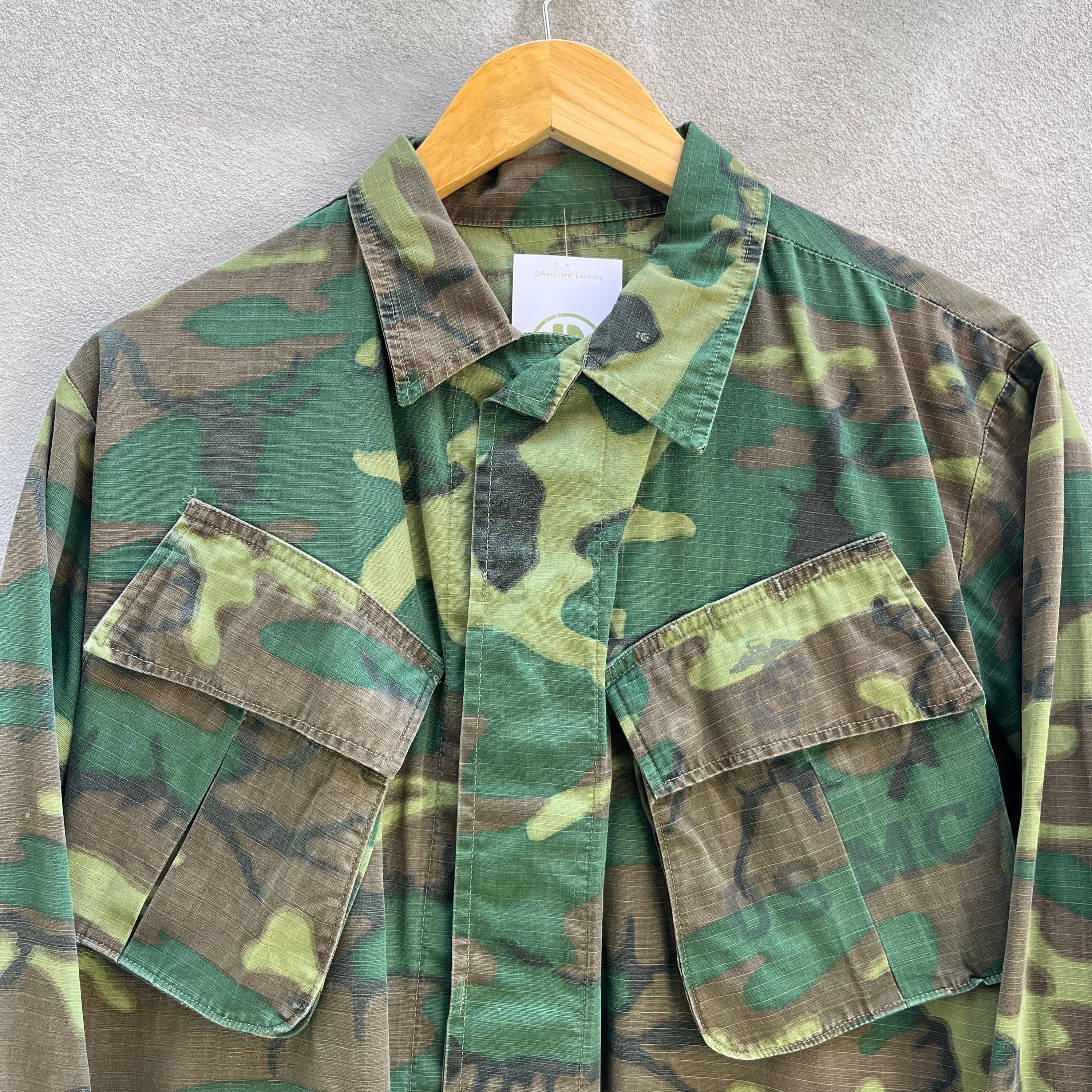 60's USMC ERDL Camo Slant Pocket Jungle Jacket - Etsy