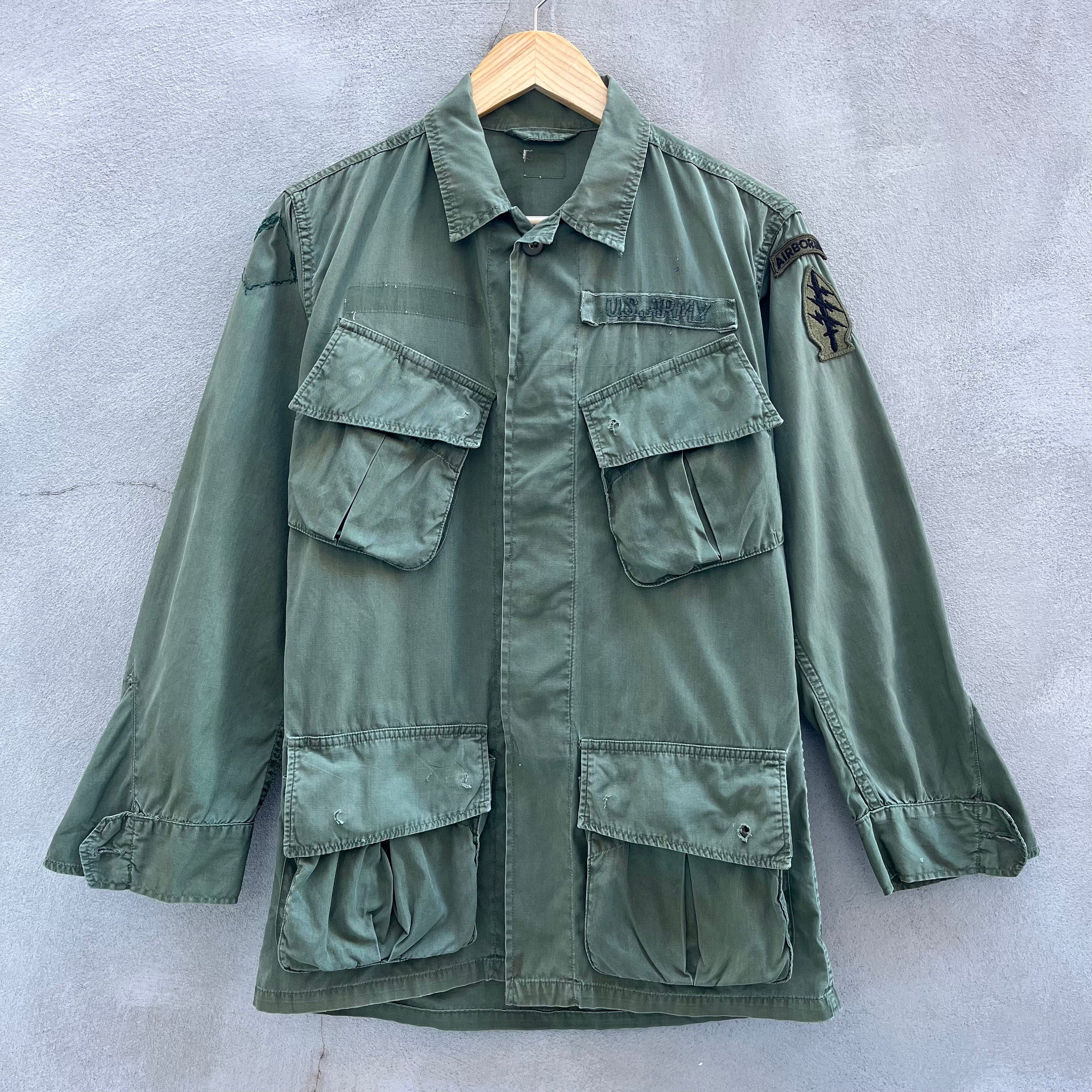 60's US Army Military Slant Pocket Jungle Jacket - Etsy 60's US Army Military Slant Pocket Jungle Jacket - Etsy