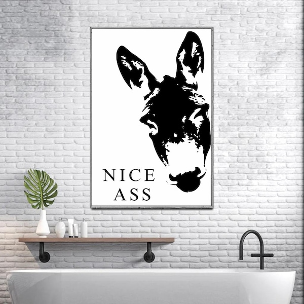 Nice Ass Sign - Etsy