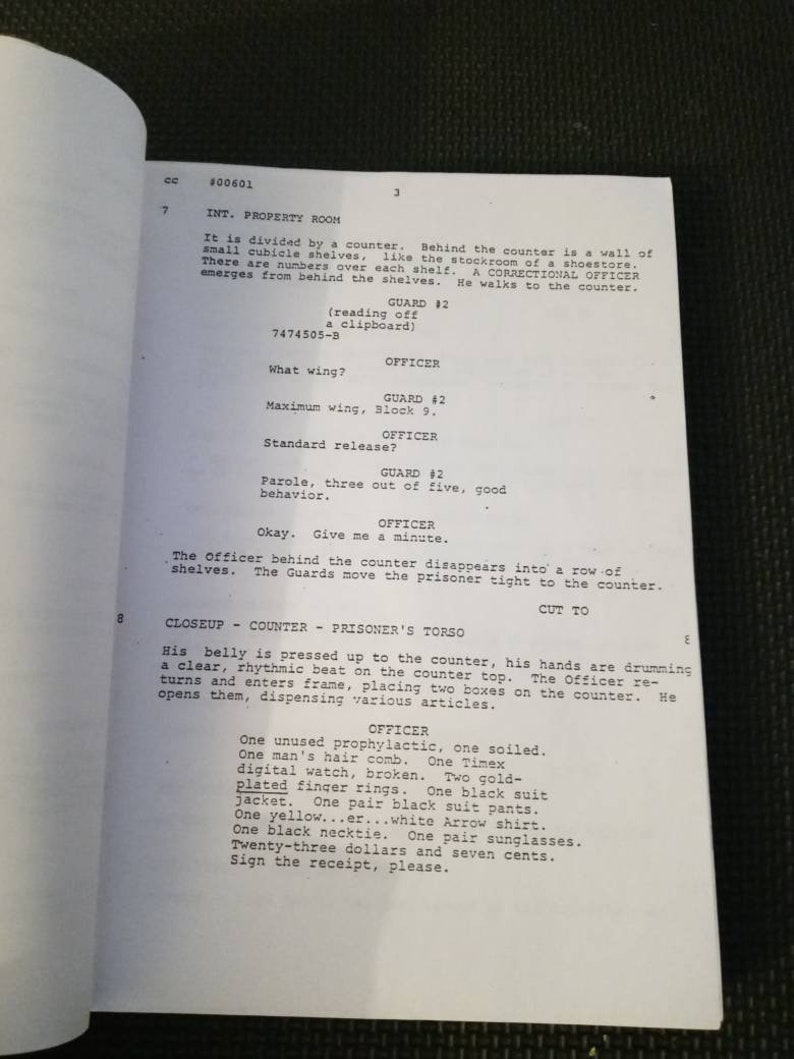 Original Production Full Length (1979) Blues Brother Movie Script. No ...