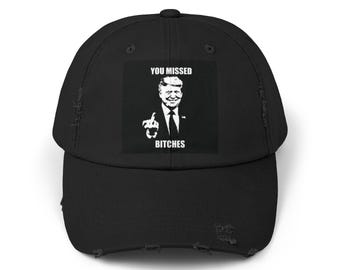 Trump Sie verpasst Unisex Distressed Cap