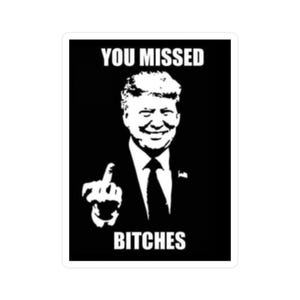 Trump You Missed Vinyl Decals