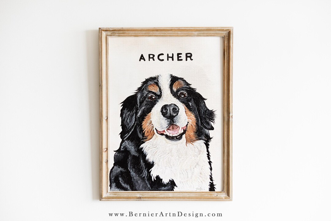 Custom Pet Portrait – Hand-painted Acrylic Dog & Cat Art - Etsy