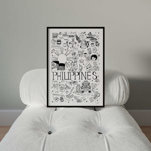 Filipino Collage Art Print, Pinoy Pride Illustration (Digital Download)