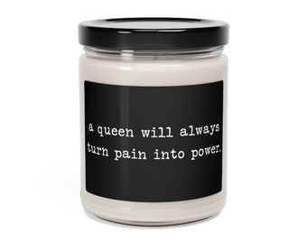 A Queen Will Always Scented Soy Candle, 9oz