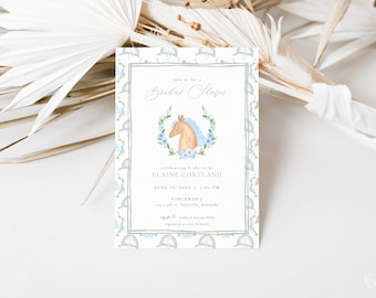 Kentucky Derby Bridal Shower Invitation Template | PHILIPPA Collection