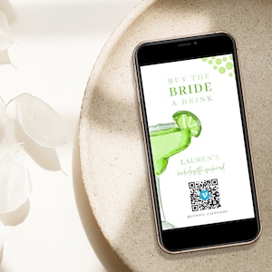 Margarita Bachelorette Venmo Buy the Bride a Drink Instagram Story Template | VERDA Collection