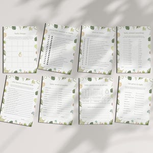 Dinosaur Baby Shower Game Bundle Templates Instant Download for Green Baby Boy Dino Baby Shower Games Bundle | JAREK Collection
